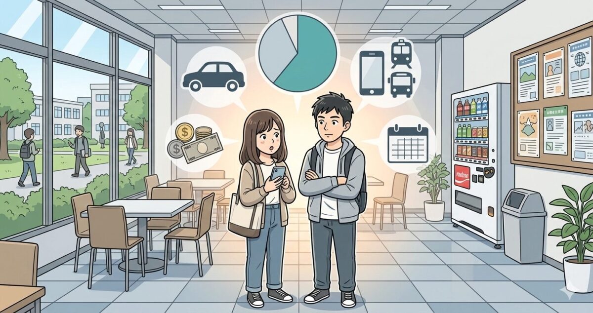 大学生で運転免許を取らない割合が50％越え！その理由は？