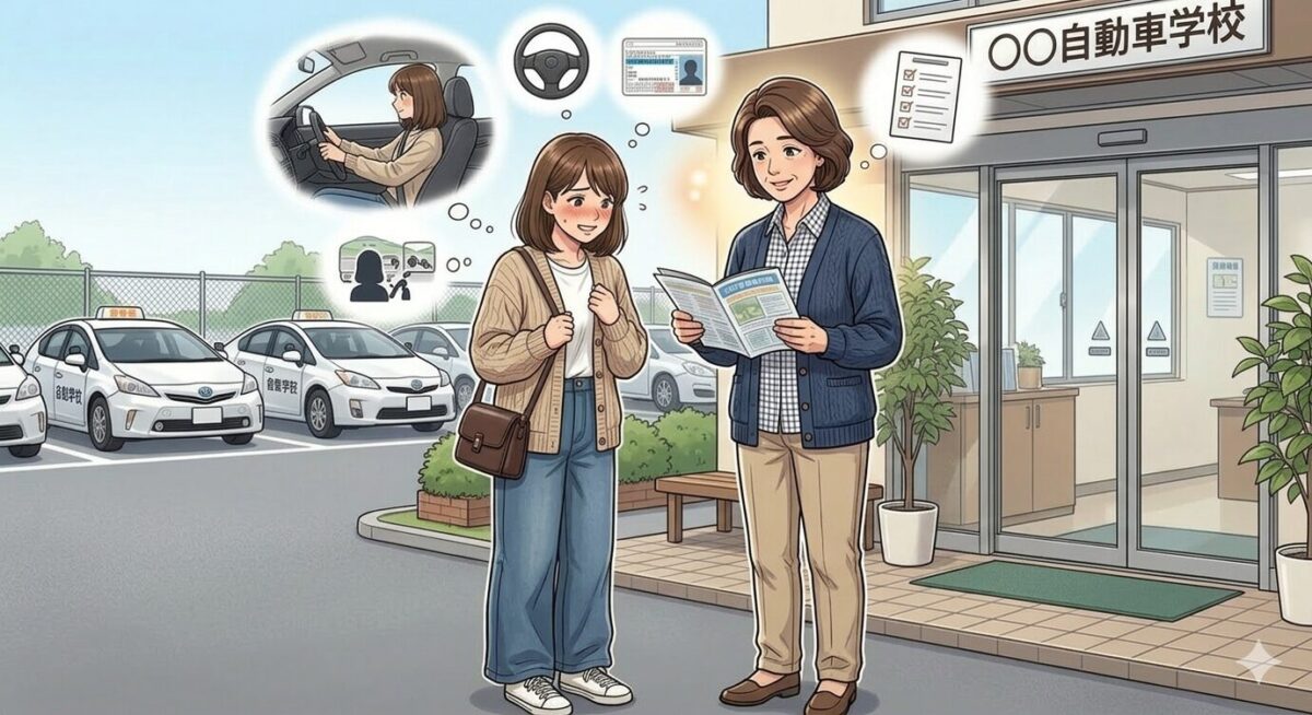 教習所に親と行く大学生っている？ついてきたがる場合の対処