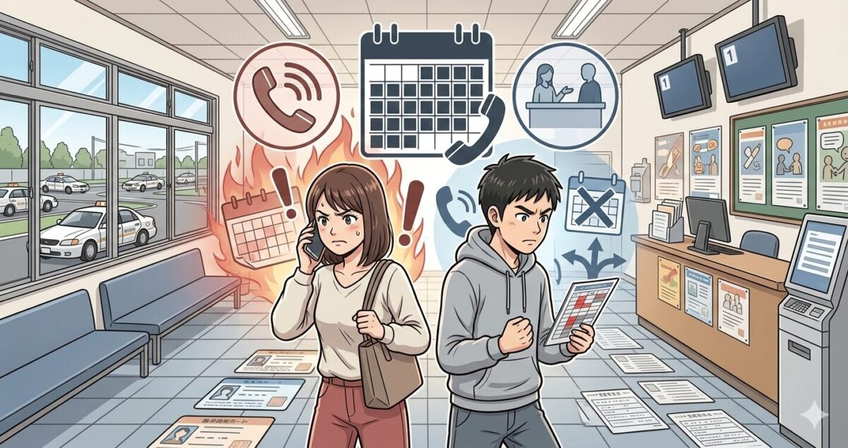 教習所の予約が取れない際のクレームの入れ方や解決策3選