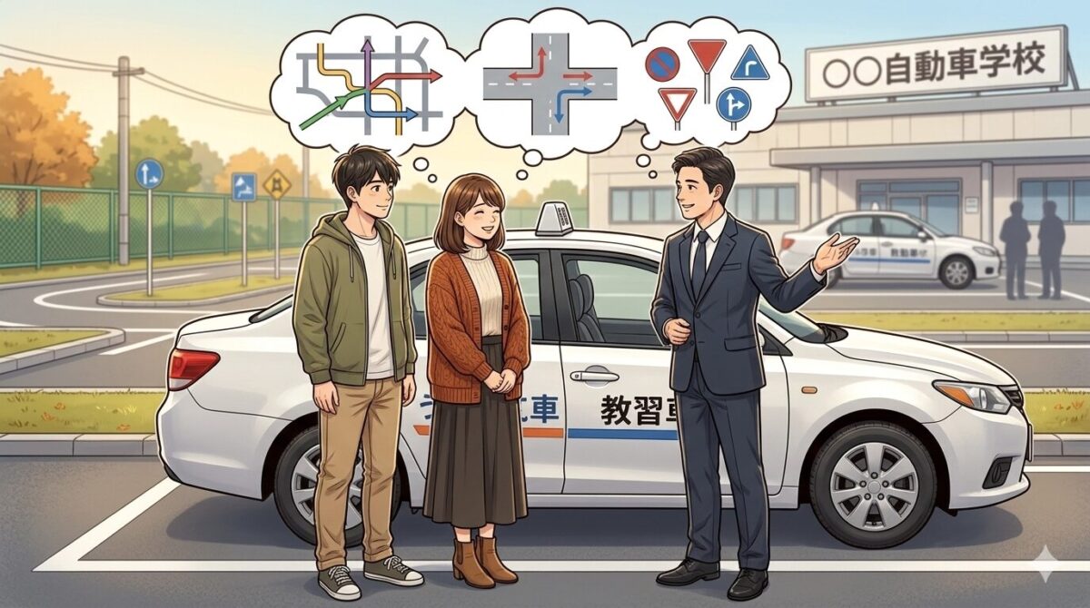 卒業検定でコースは教えてくれる？指示の有無をササッと解説