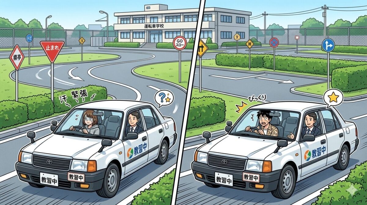 教習所で初めての実車はどんな感じ？内容と怖さを減らすコツ
