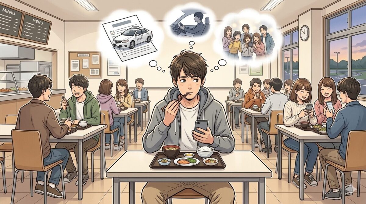 合宿免許は「ぼっち」でも平気？快適に過ごす3つのポイント