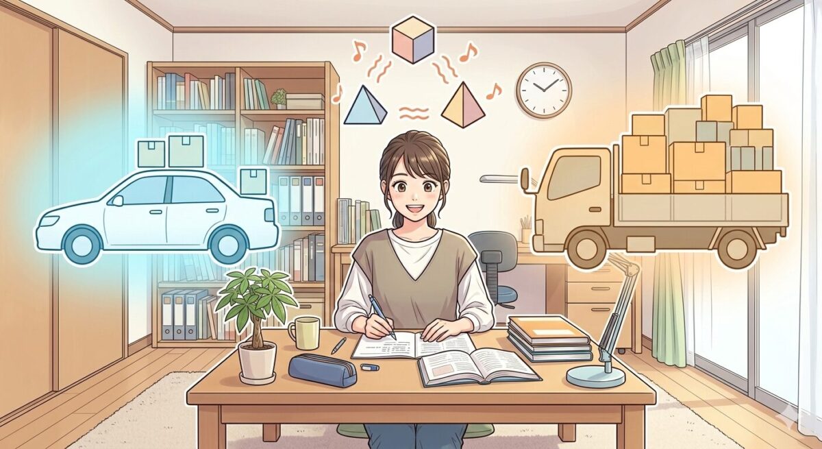 本免での積載量の覚え方｜3つの語呂合わせで頭に入る！