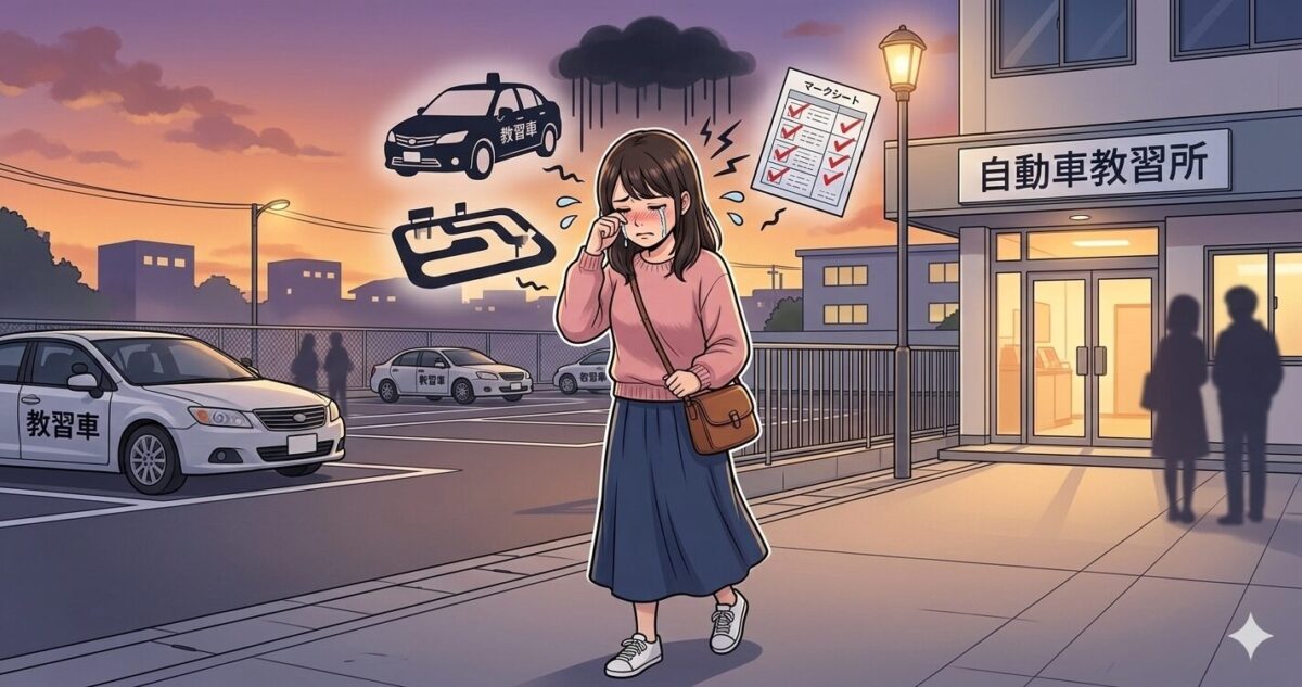 修了検定に落ちた。泣いた。恥ずかしい。心の癒し方＆今後のコト