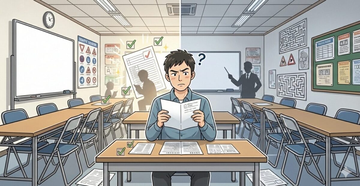 仮免学科試験は効果測定より簡単？知恵袋の声から分かる実態