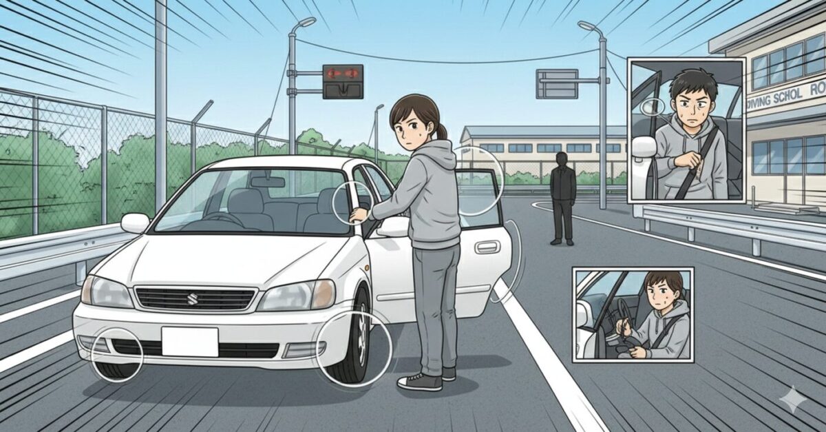 仮免で乗る前の確認が必要な4点とは？採点を上げるコツも！