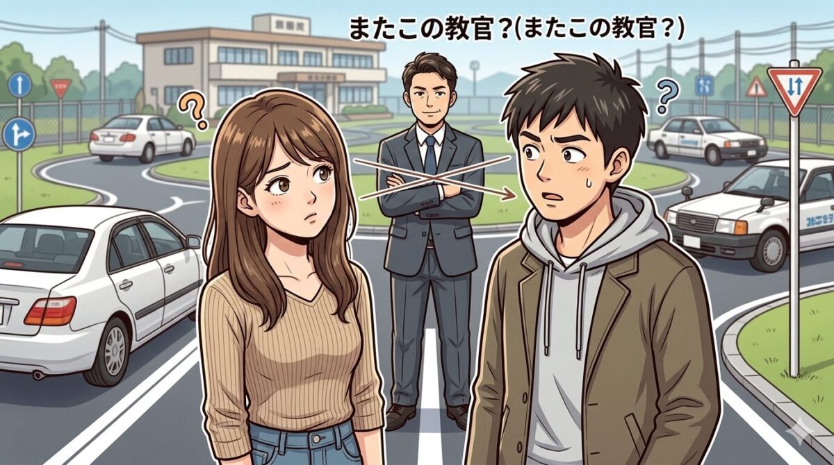教習所でよく当たる教官がいる！教官が生徒を選ぶって本当？