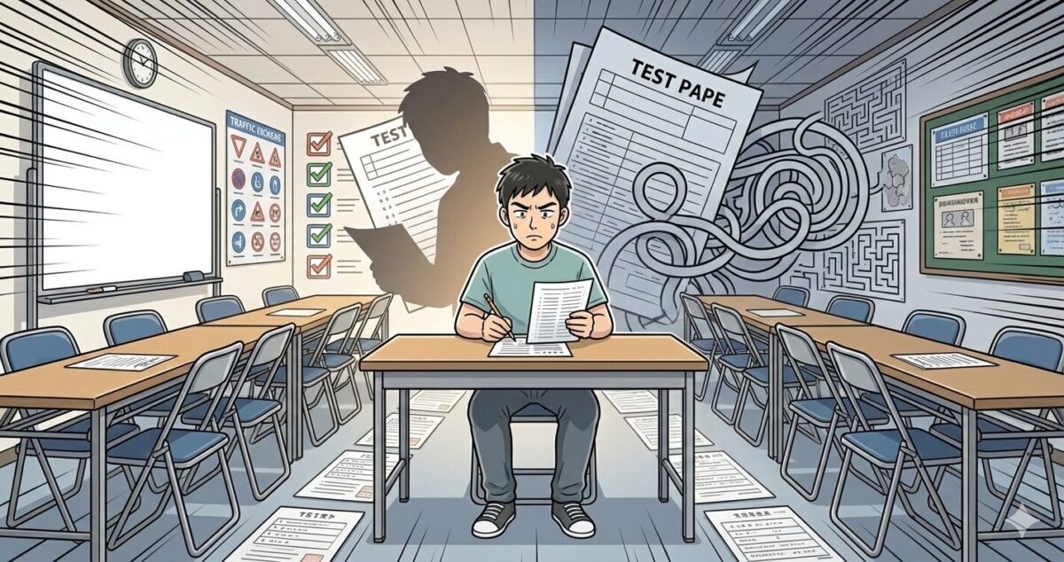 仮免と本免、どっちが難しい？学科試験のリアルな体感とは？